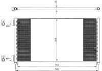 Kondensor, klimatanläggning EASY FIT 35496 NRF