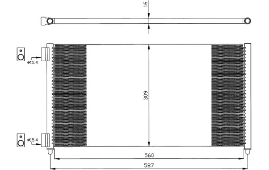 Kondensor, klimatanläggning EASY FIT 35496 NRF, bild 7