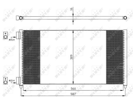 Kondensor, klimatanläggning EASY FIT 35496 NRF, bild 2