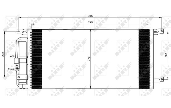 Kondensor, klimatanläggning EASY FIT 35509 NRF, bild 2