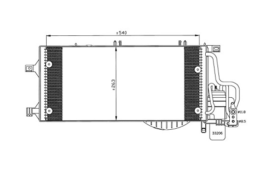 Kondensor, klimatanläggning EASY FIT 35531 NRF, bild 7
