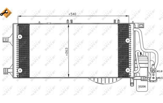 Kondensor, klimatanläggning EASY FIT 35531 NRF, bild 6
