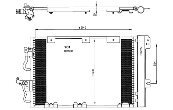 Kondensor, klimatanläggning EASY FIT 35556 NRF, bild 6