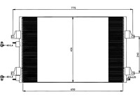 Kondensor, klimatanläggning EASY FIT 35557 NRF