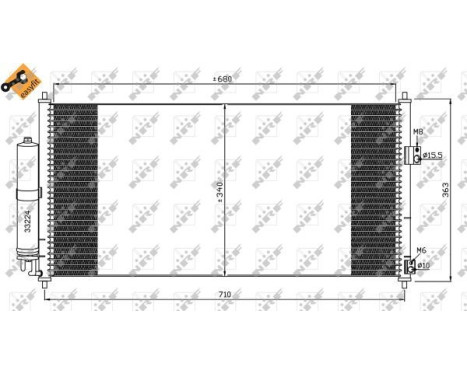 Kondensor, klimatanläggning EASY FIT 35565 NRF, bild 3