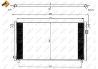 Kondensor, klimatanläggning EASY FIT 35574 NRF