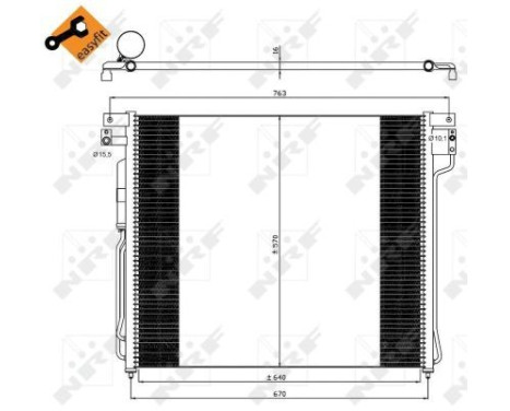 Kondensor, klimatanläggning EASY FIT 35582 NRF, bild 5