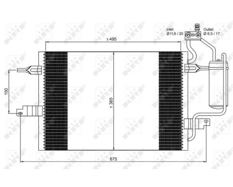 Kondensor, klimatanläggning EASY FIT 35599 NRF, bild 4