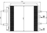 Kondensor, klimatanläggning EASY FIT 35604 NRF