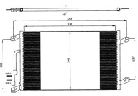 Kondensor, klimatanläggning EASY FIT 35615 NRF