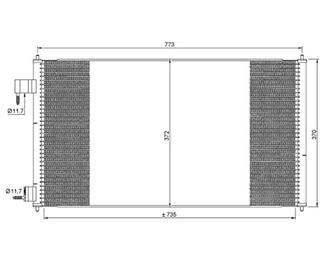 Kondensor, klimatanläggning EASY FIT 35681 NRF, bild 2