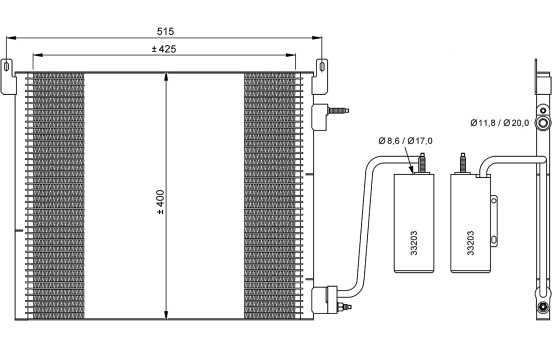 Kondensor, klimatanläggning EASY FIT 35741 NRF, bild 2