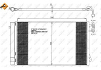 Kondensor, klimatanläggning EASY FIT 35743 NRF