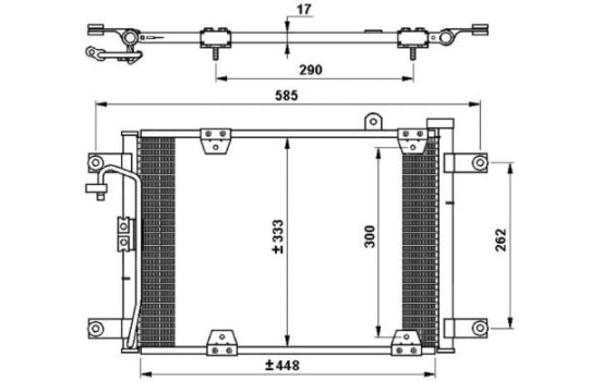 Kondensor, klimatanläggning EASY FIT 35768 NRF, bild 7