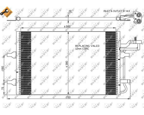 Kondensor, klimatanläggning EASY FIT 35770 NRF, bild 4