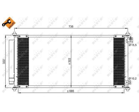 Kondensor, klimatanläggning EASY FIT 35791 NRF, bild 8