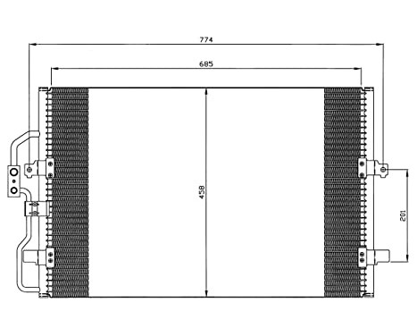 Kondensor, klimatanläggning EASY FIT 35802 NRF, bild 7