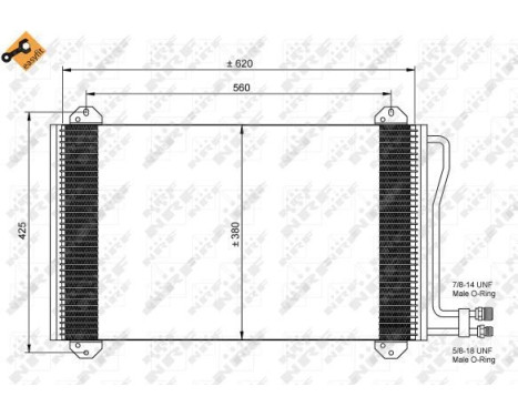 Kondensor, klimatanläggning EASY FIT 35811 NRF, bild 6