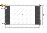 Kondensor, klimatanläggning EASY FIT 35838 NRF