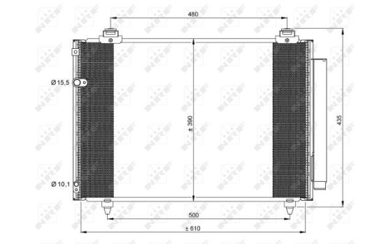 Kondensor, klimatanläggning EASY FIT 35860 NRF, bild 2