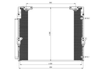 Kondensor, klimatanläggning EASY FIT 35862 NRF