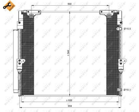 Kondensor, klimatanläggning EASY FIT 35862 NRF, bild 2