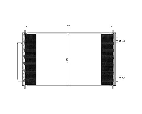 Kondensor, klimatanläggning EASY FIT 35864 NRF