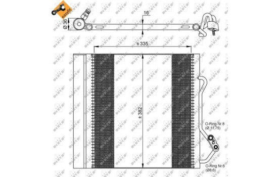 Kondensor, klimatanläggning EASY FIT 35874 NRF, bild 6
