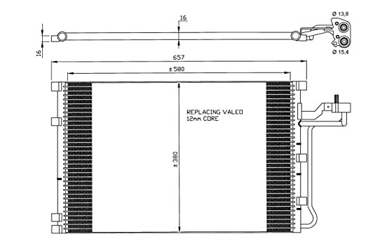 Kondensor, klimatanläggning EASY FIT 35882 NRF, bild 7