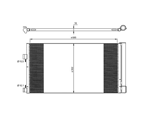 Kondensor, klimatanläggning EASY FIT 35890 NRF, bild 7