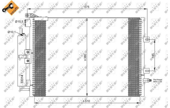 Kondensor, klimatanläggning EASY FIT 35897 NRF, bild 5