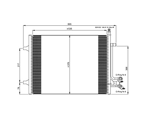 Kondensor, klimatanläggning EASY FIT 35904 NRF