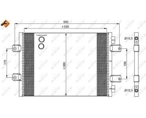 Kondensor, klimatanläggning EASY FIT 35909 NRF, bild 5