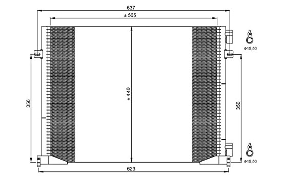 Kondensor, klimatanläggning EASY FIT 35914 NRF, bild 3