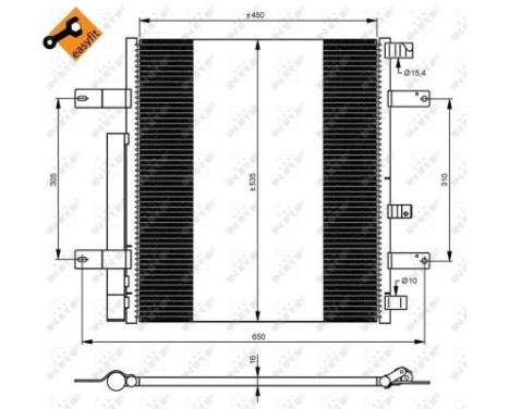 Kondensor, klimatanläggning EASY FIT 35925 NRF, bild 5