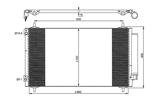 Kondensor, klimatanläggning EASY FIT 35935 NRF, bild 7