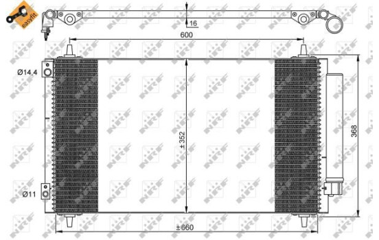 Kondensor, klimatanläggning EASY FIT 35935 NRF, bild 6