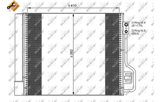 Kondensor, klimatanläggning EASY FIT 35937 NRF, bild 6