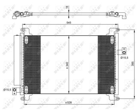 Kondensor, klimatanläggning EASY FIT 35941 NRF, bild 2