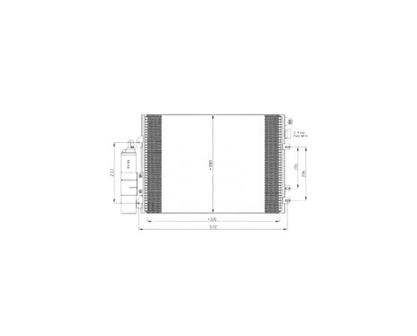 Kondensor, klimatanläggning EASY FIT 35967 NRF, bild 6