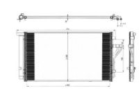 Kondensor, klimatanläggning EASY FIT 35998 NRF