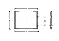 Kondensor, klimatanläggning FD5262 Ava Quality Cooling