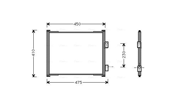 Kondensor, klimatanläggning FD5262 Ava Quality Cooling