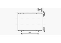 Kondensor, klimatanläggning FD5640 Ava Quality Cooling