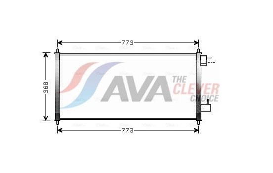 Kondensor, klimatanläggning FDA5361 Ava Quality Cooling, bild 2