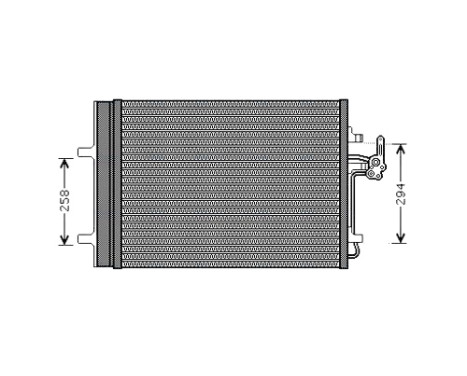 Kondensor, klimatanläggning FDA5427D Ava Quality Cooling