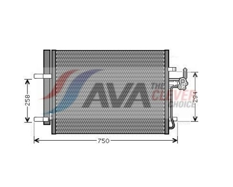 Kondensor, klimatanläggning FDA5428D Ava Quality Cooling, bild 2