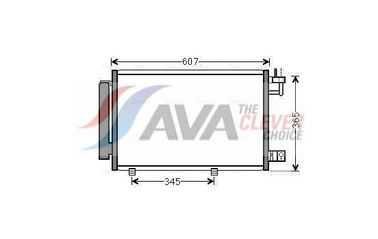 Kondensor, klimatanläggning FDA5439D Ava Quality Cooling, bild 2