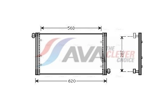 Kondensor, klimatanläggning FT5272 Ava Quality Cooling
