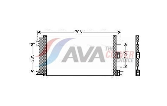 Kondensor, klimatanläggning FT5342D Ava Quality Cooling